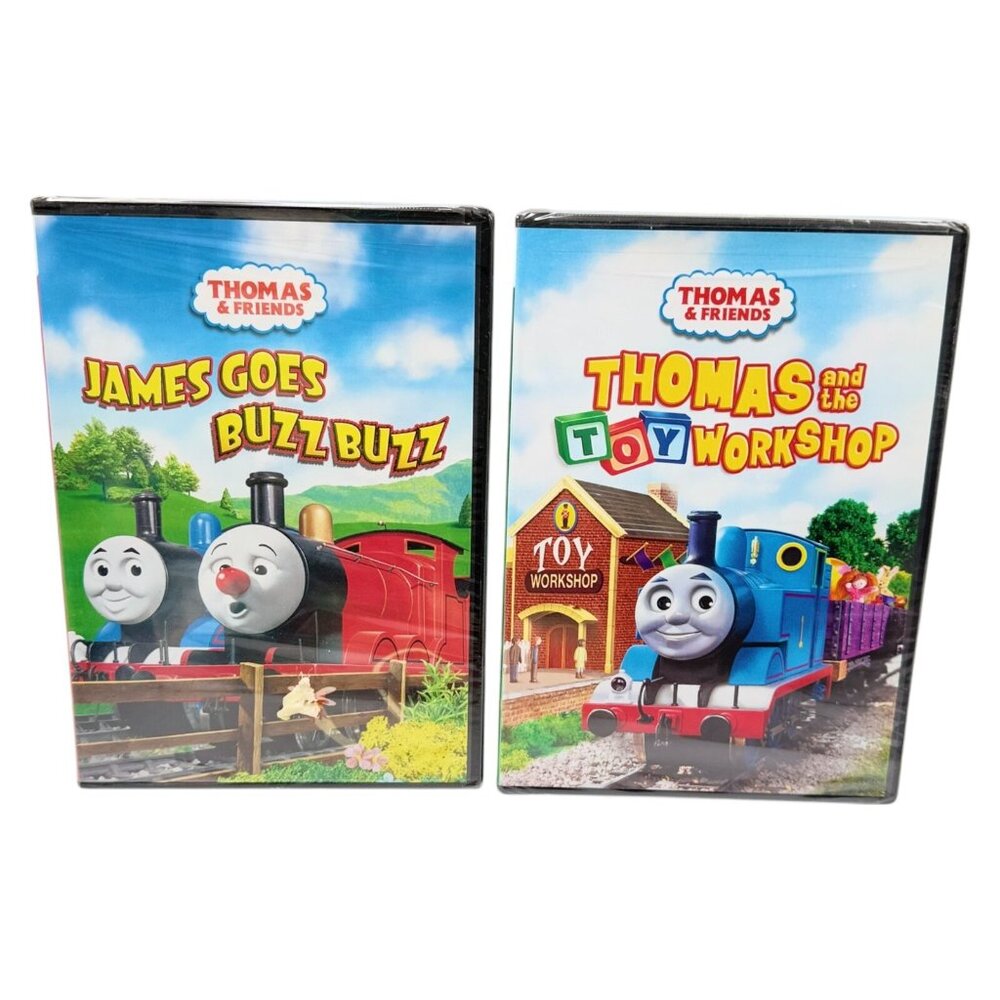 Thomas The Tank Engine Lot 2 DVD Thomas Toy Workshop James Goes Buzz Buzz